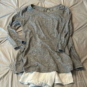 Lift front nursing top